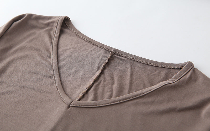 Casual Women's Solid Color Loose Basic T-Shirt
