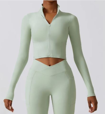 Long Sleeve Yoga Wear Coat