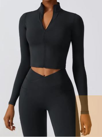 Long Sleeve Yoga Wear Coat