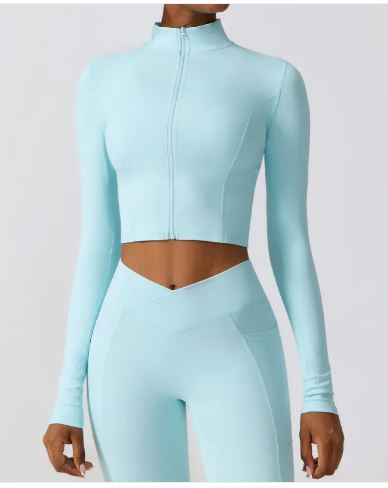 Long Sleeve Yoga Wear Coat